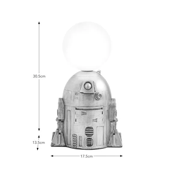 R2-D2 Character Table Lamp - Silver