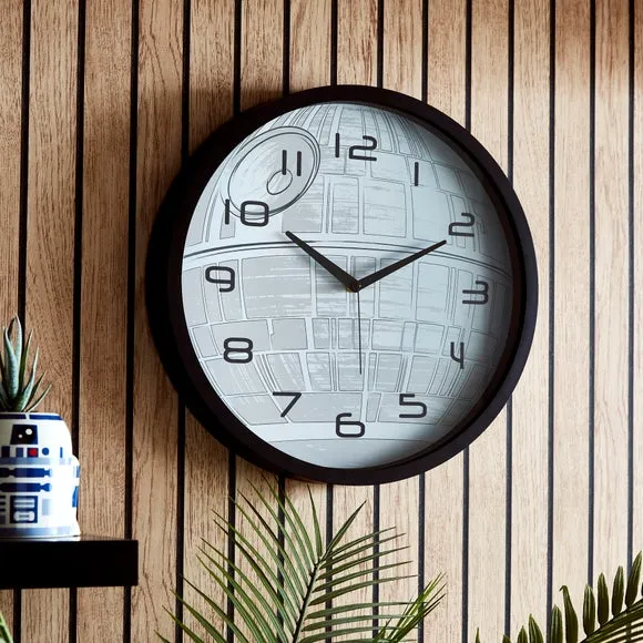 Round Wall Clock Silent Movement - Black image