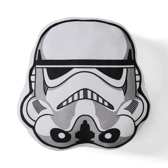Storm Trooper Cushion - White, Polyester