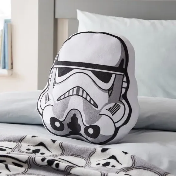 Storm Trooper Cushion - White, Polyester image