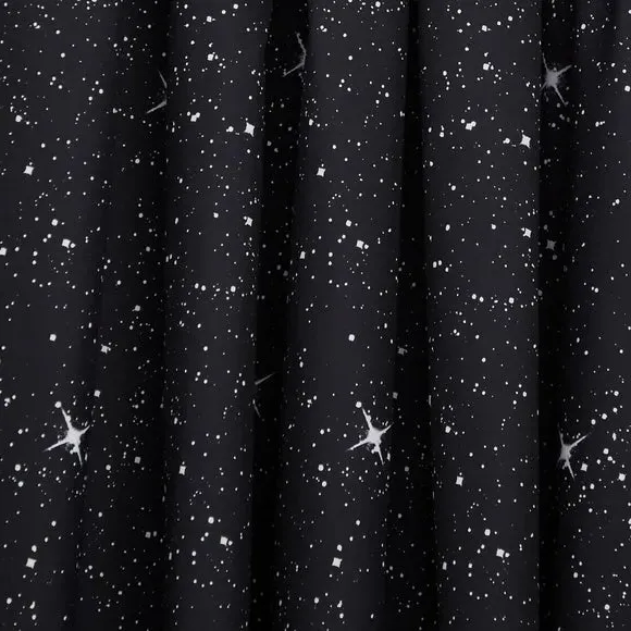 Thermal Blackout Curtains - Black, Polyester