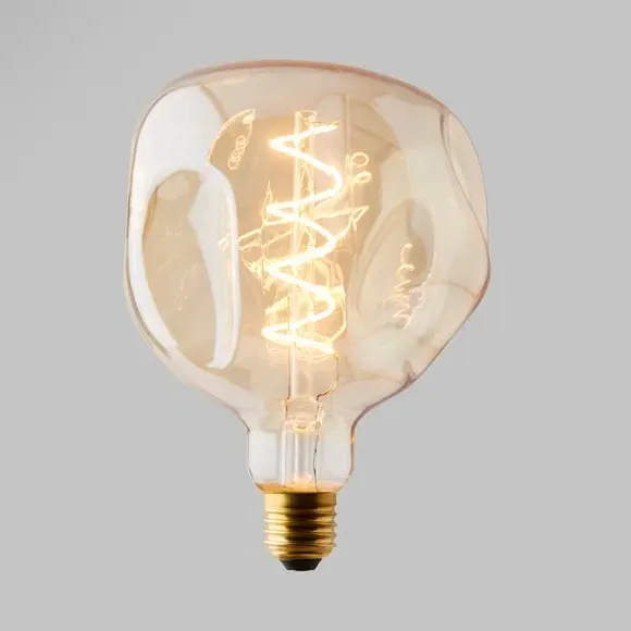 5W Spiral Filament LED Bulb - Gold, Glass image