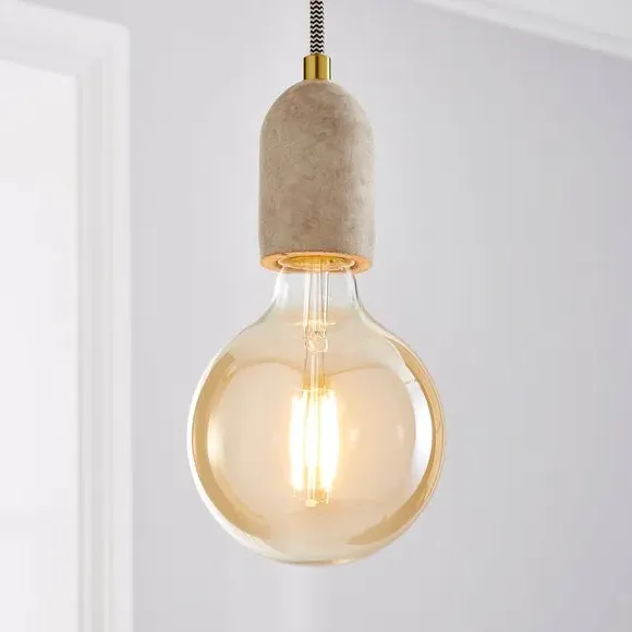 G125 Globe LED Dimmable Bulb - Amber, 4.5W ES image