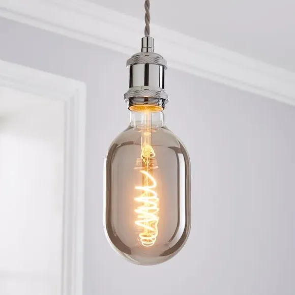 Oval Filament Bulb 4W - Chrome, LED image