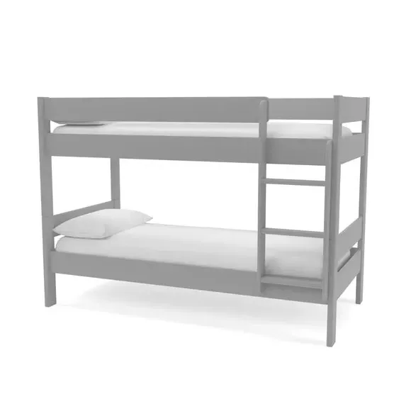 Compact Bunk Bed Convertible - Grey, Wood