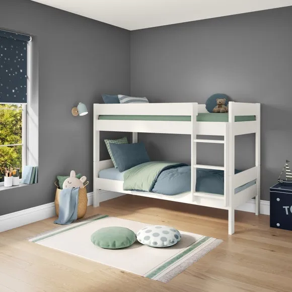 Compact Bunk Bed Convertible - White, Wood