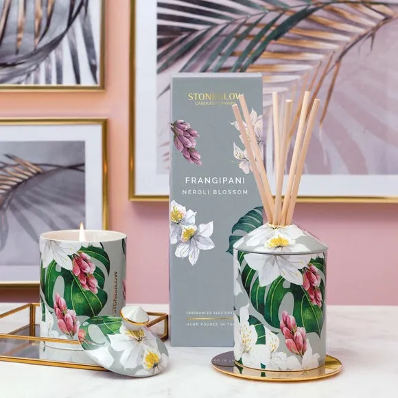 Scented Candle Frangipani Neroli - Grey, Ceramic image