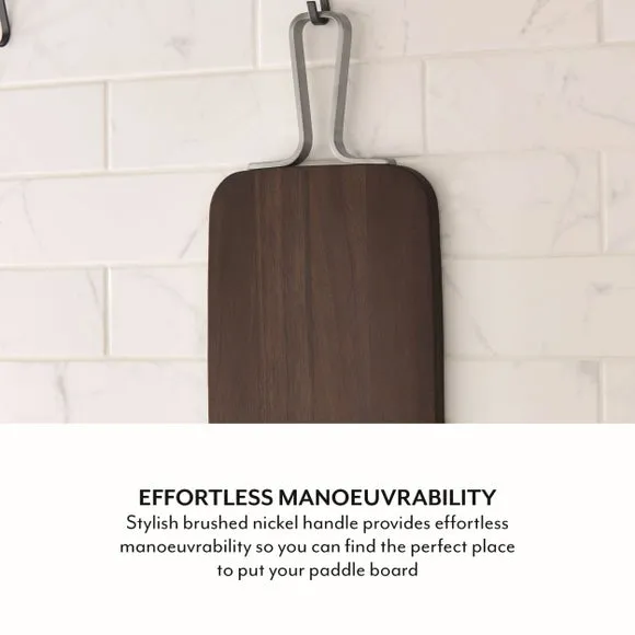 Rectangular Paddle Board - Brown, Acacia Wood