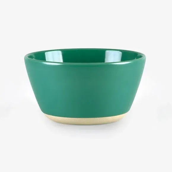 Set of 2 Cereal Bowls - Green, Stoneware