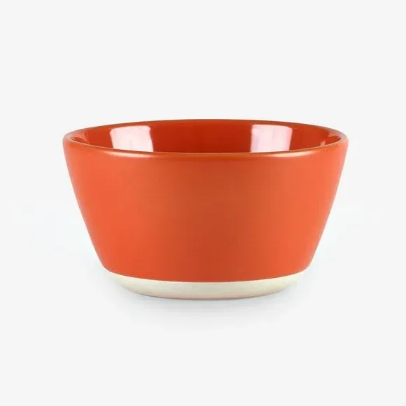 Set of 2 Cereal Bowls - Orange, Stoneware