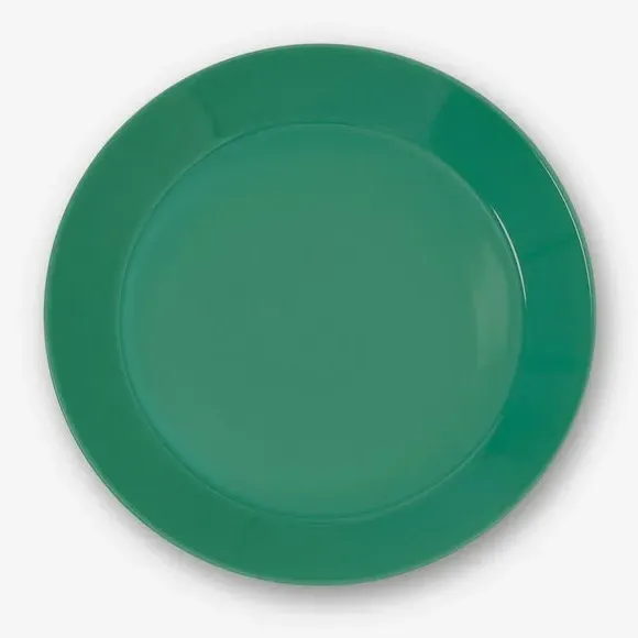 Set of 2 Dinner Plates - Green, Stoneware