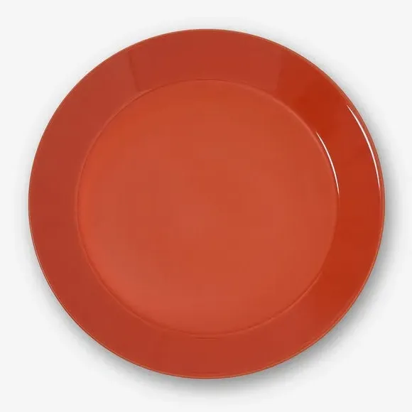 Set of 2 Dinner Plates - Orange, Stoneware