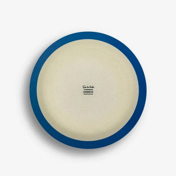 Set of 2 Side Plates - Blue, Stoneware