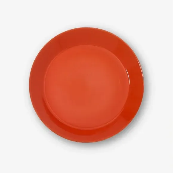 Set of 2 Side Plates - Orange, Stoneware