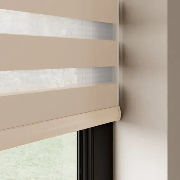 Day Night Roller Blind Room Darkening - Latte
