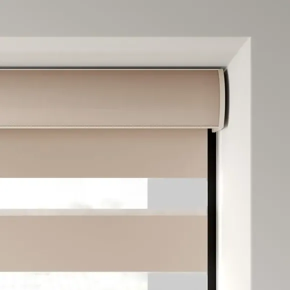 Day Night Roller Blind Room Darkening - Latte