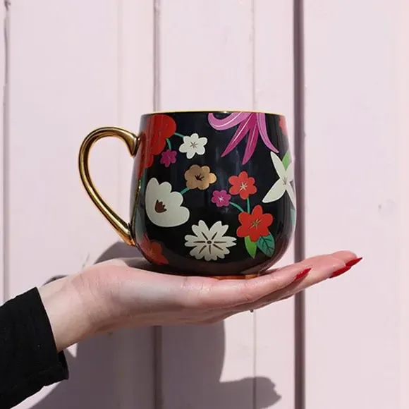 Rounded Ceramic Mug - Multicolor, Ceramic image