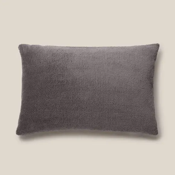 2-Pack Standard Pillowcases - Charcoal, Teddy