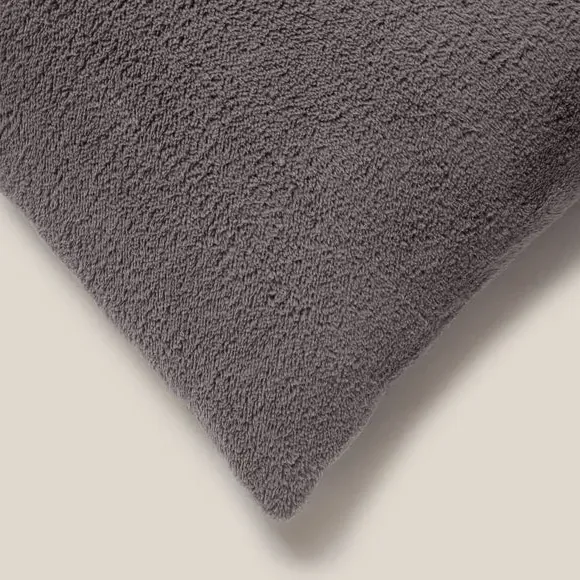 2-Pack Standard Pillowcases - Charcoal, Teddy