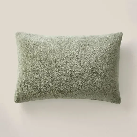 2-Pack Standard Pillowcases - Sage, Teddy