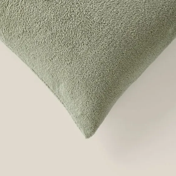 2-Pack Standard Pillowcases - Sage, Teddy