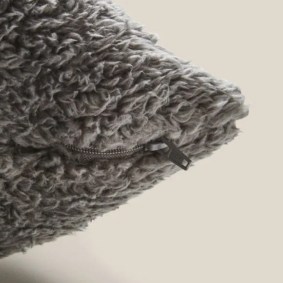 Body Pillow with Spiral Filling - Charcoal, Teddy