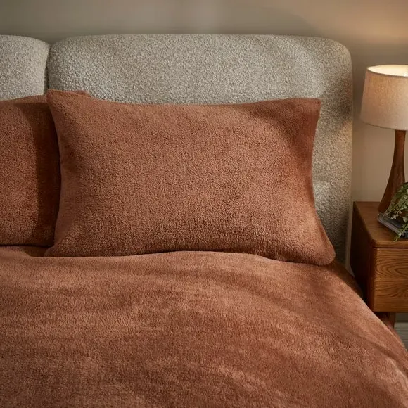 Duvet Cover and Pillowcase Set - Bronze, Polyester