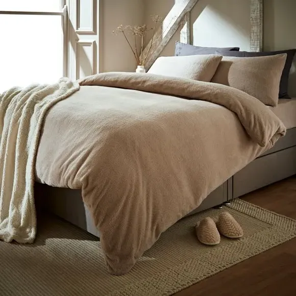 Duvet Cover and Pillowcase Set - Mushroom, Polyester