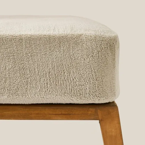 Teddy Fitted Sheet - Mushroom, Polyester