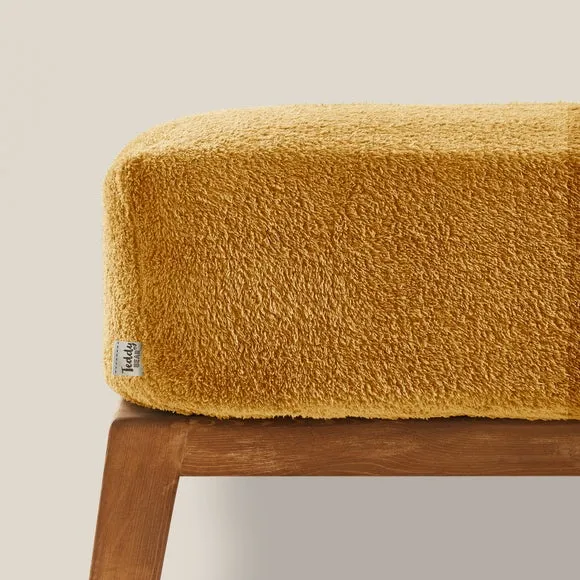 Teddy Fitted Sheet - Ochre, Polyester
