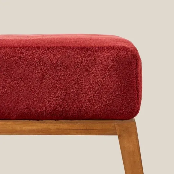 Teddy Fitted Sheet - Redwood, Polyester