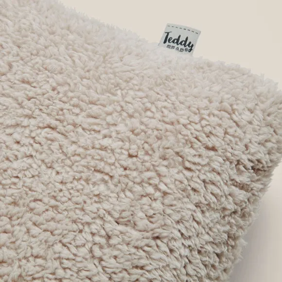 V-Shape Support Cushion - Mushroom, Teddy Fabric