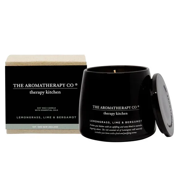 260g Kitchen Candle - Black, Soy Wax
