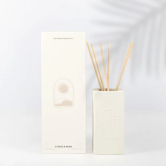 Ceramic Reed Diffuser - White, Citrus Musk image