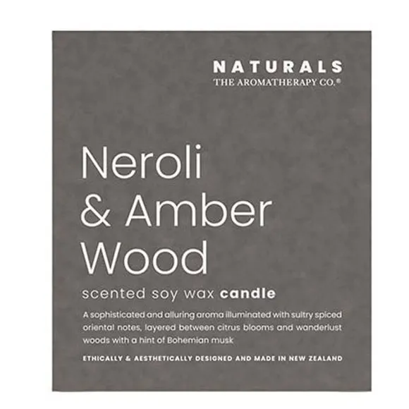 Jar Candle Neroli Amber Wood - White, Wax