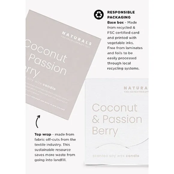 Jar Candle with Lid - Coconut Passion Berry