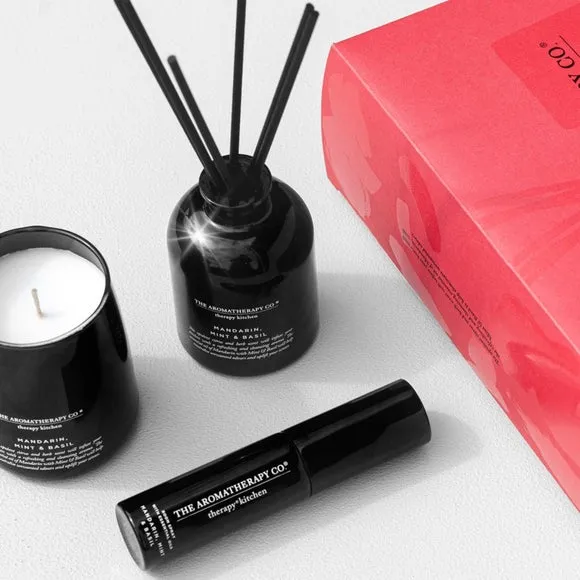 Kitchen Fragrance Gift Set - Mandarin Mint Basil