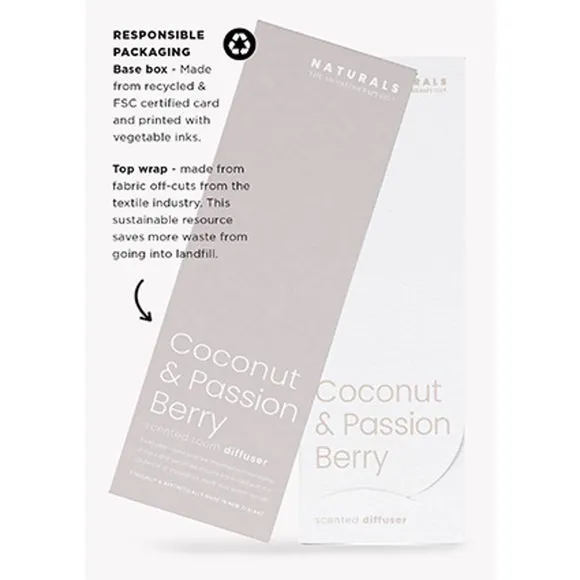 Reed Diffuser Coconut Passion Berry - White