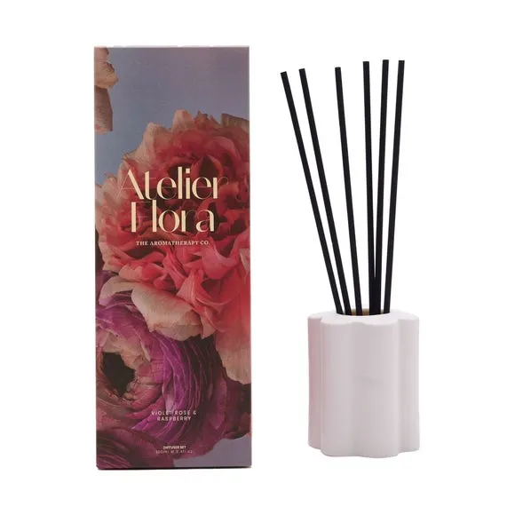 Reed Diffuser with Ceramic Holder - White