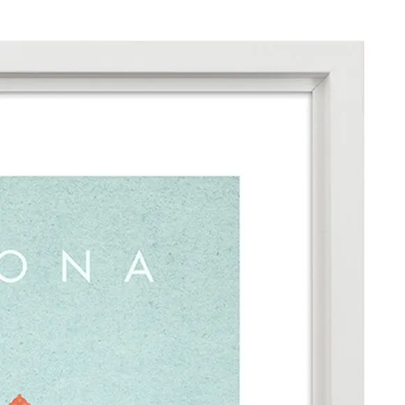 Barcelona Framed Print - Multicolor