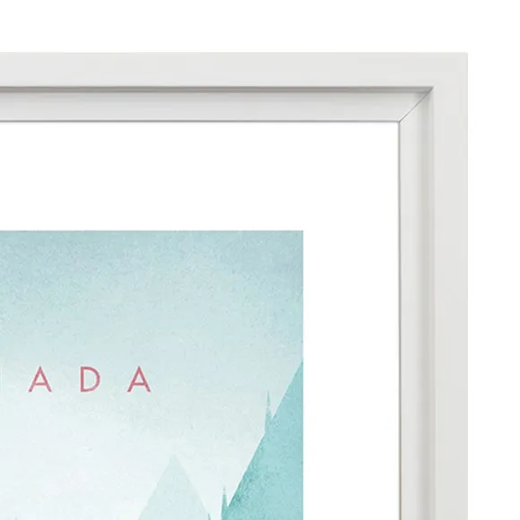 Canada Framed Print - Blue