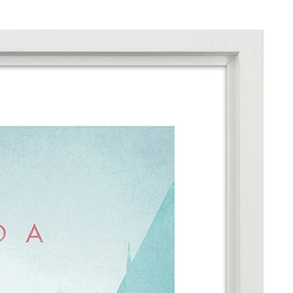 Canada Framed Print - Blue