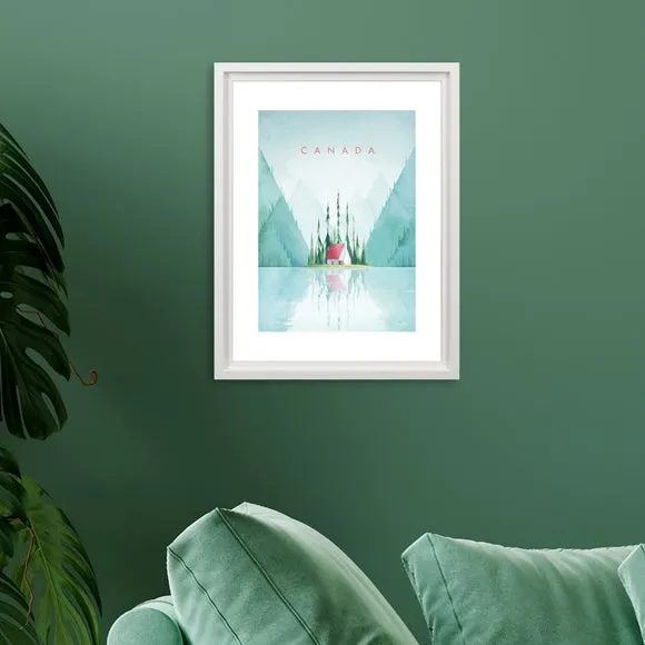 Canada Framed Print - Blue image