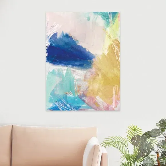 Cha Cha I Canvas Print - Multicolor