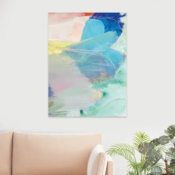 Cha Cha II Canvas Wall Art - Multicolor