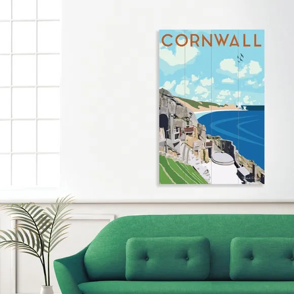 Cornwall Wooden Wall Art - Multicolor, Wood image