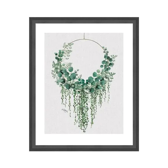 Eucalyptus Framed Print - Green