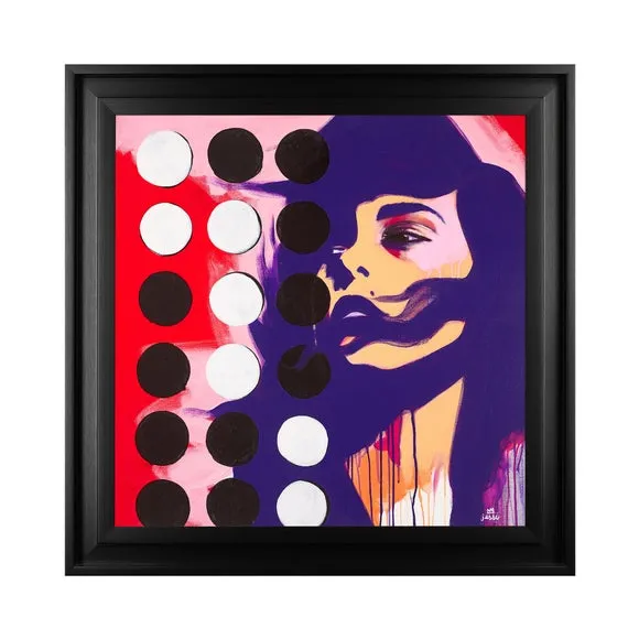 Framed Print Abstract Art - Multicolor