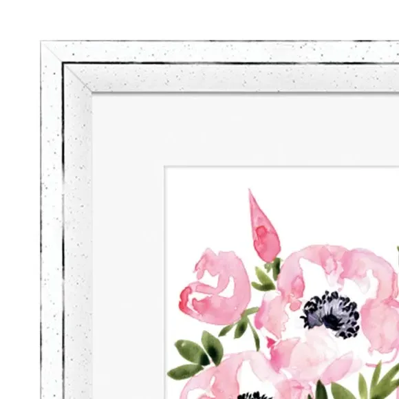 Framed Print Anemones - Pink