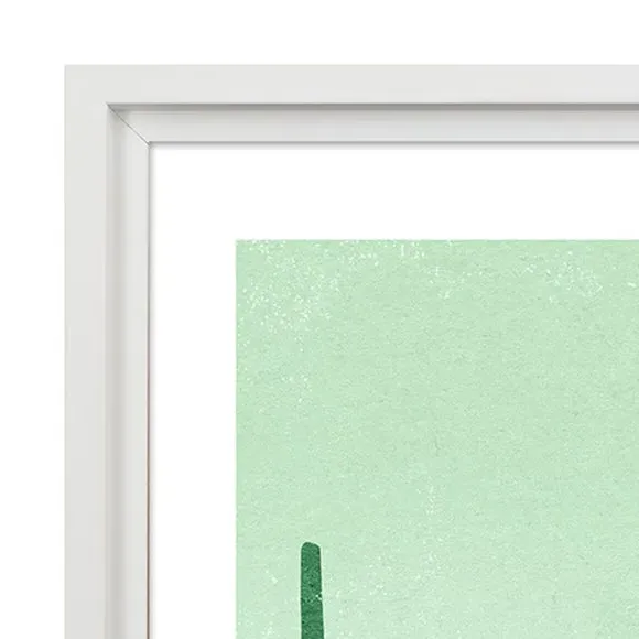 Framed Print Beach Girl - Multicolor
